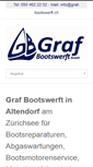 Mobile Screenshot of graf-bootswerft.ch